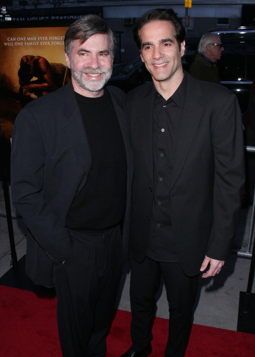 Dan Klores and Yul Vazquez at the premiere of "Ring of Fire: The Emile Griffith Story."