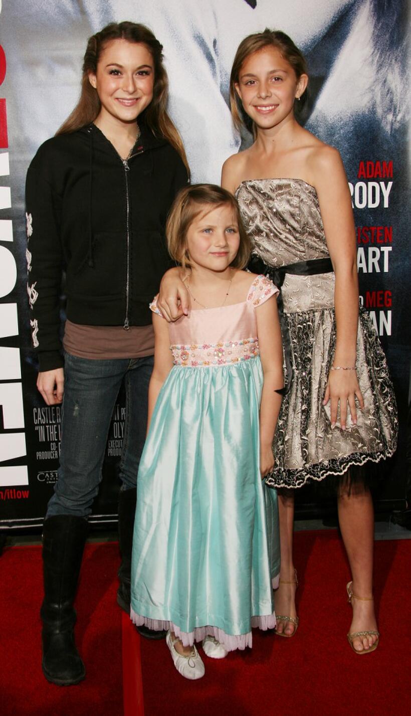 Alexa Vega, Greylan Vega and Makenzie Vega at the premiere of "In The Land Of Women."