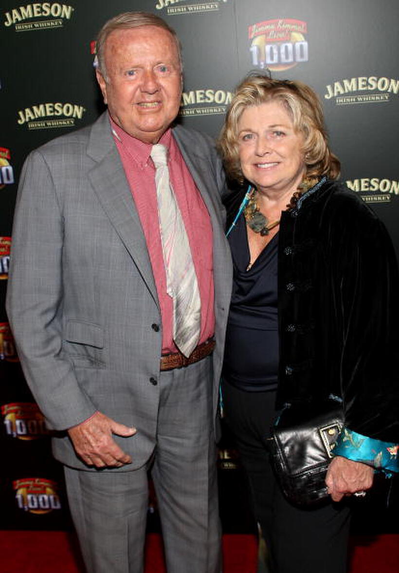 Dick Van Patten and Pat at the celebration of Jimmy Kimmel Live's 1000th episode with Jameson Irish Whisky.