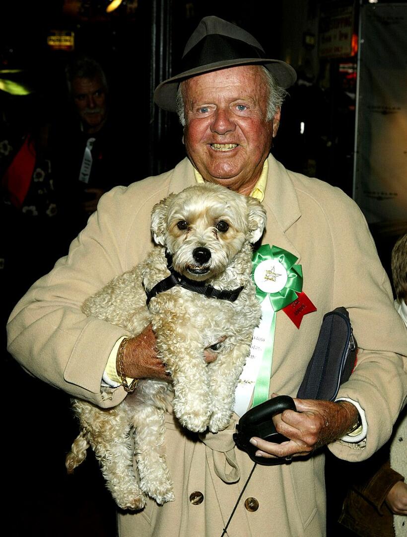 Dick Van Patten poses for a photo at the 72nd Annual Hollywood Christmas Parade.