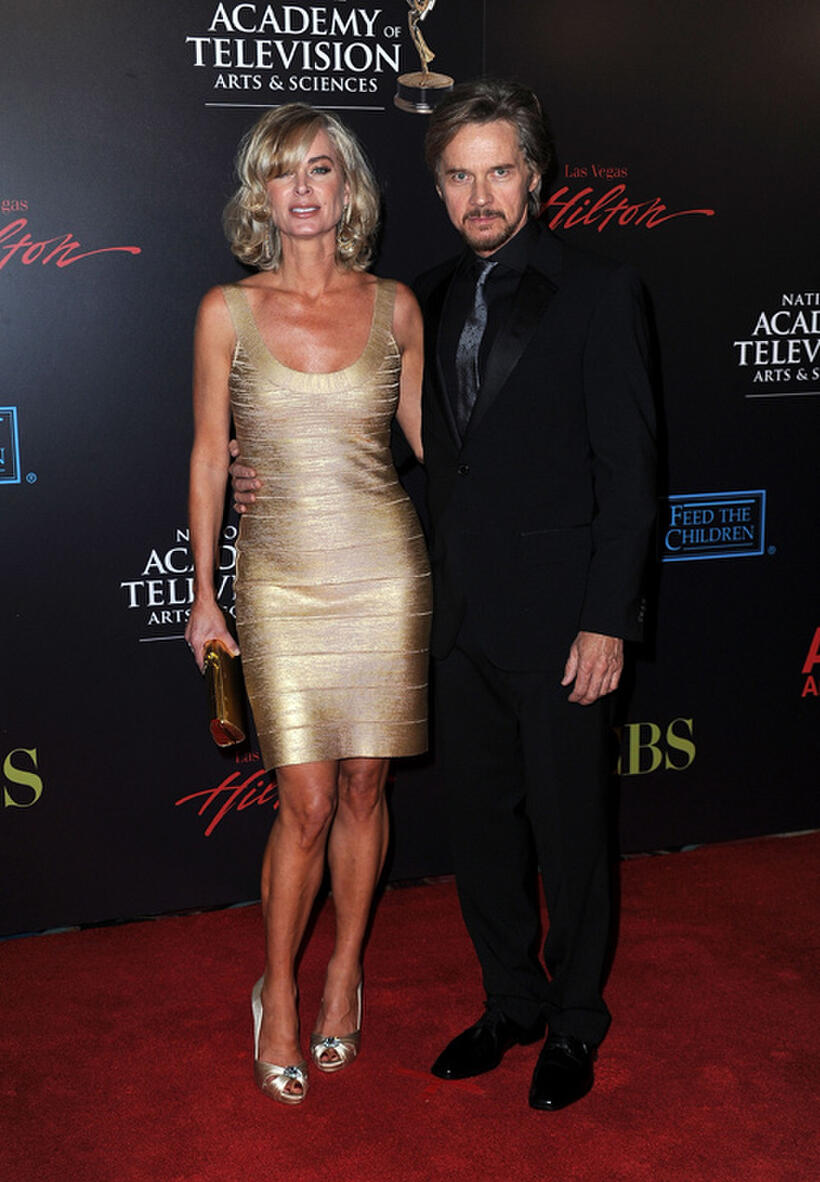Eileen Davidson and Vincent Van Patten at the 37th Annual Daytime Entertainment Emmy Awards.