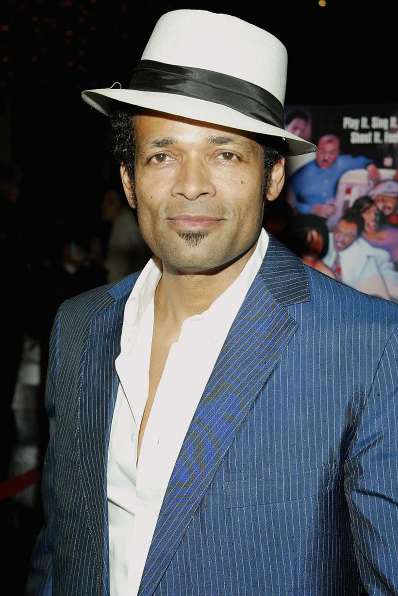 Mario Van Peebles at the premiere of "Lackawanna Blues".