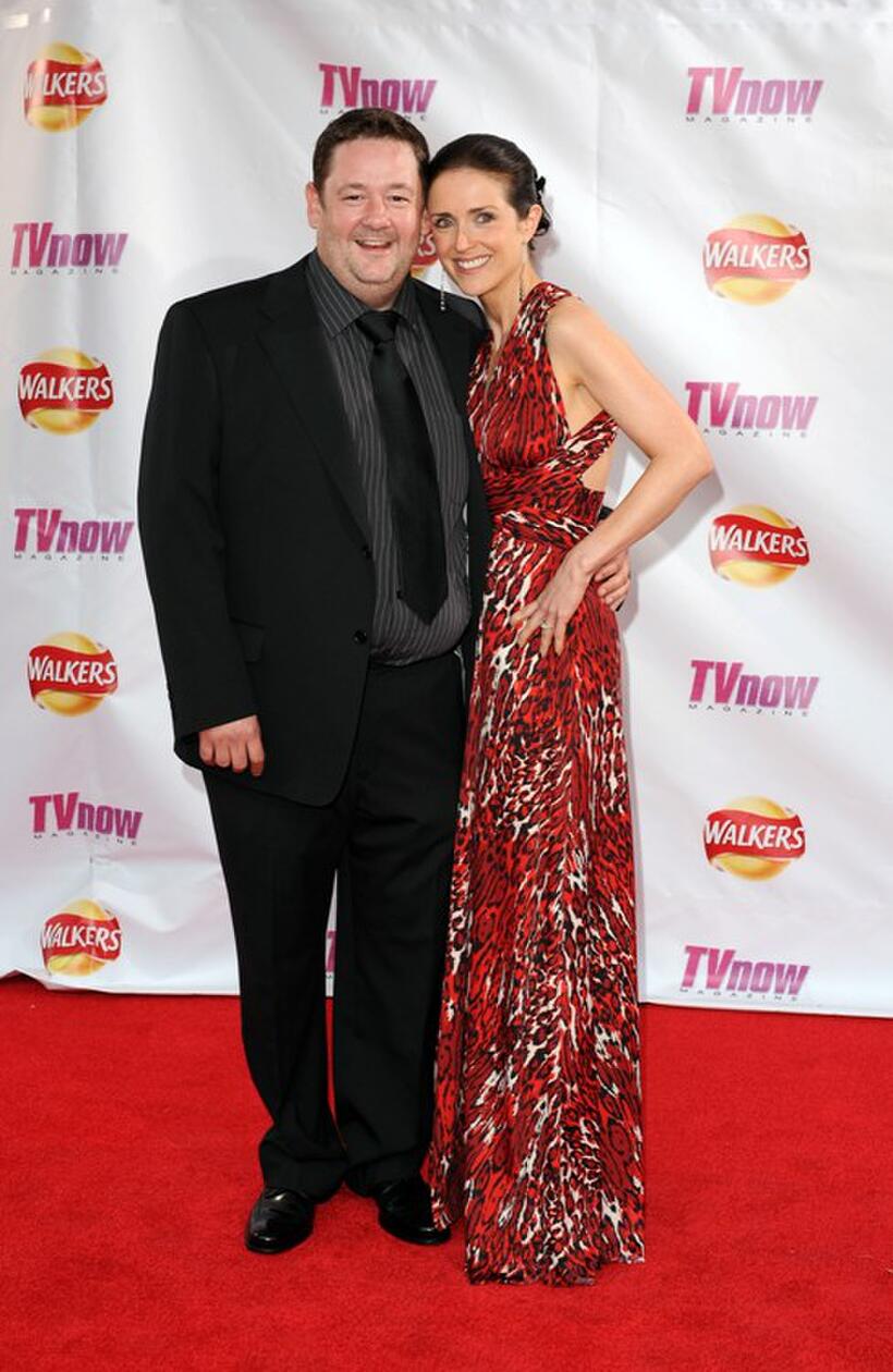 Johnny Vegas and Guest at the TV Now Awards.