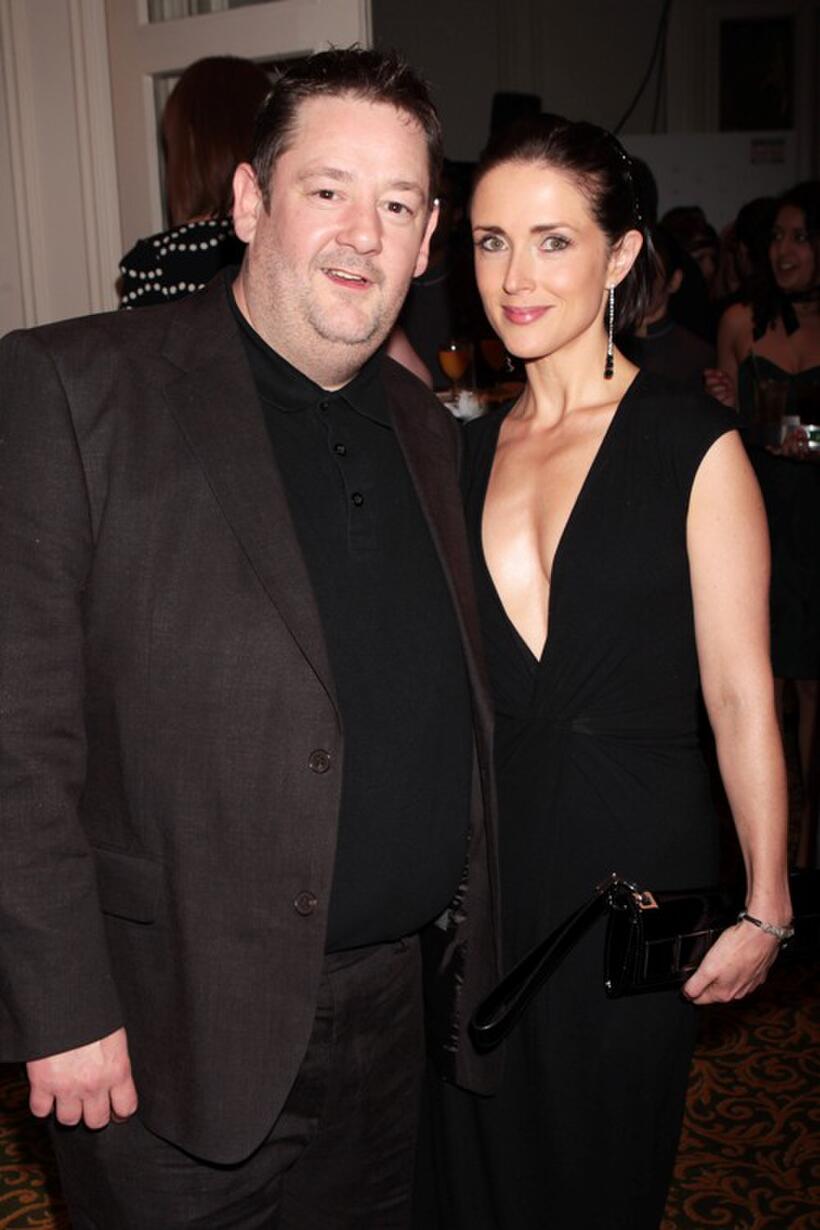 Johnny Vegas and Guest at the Jameson Empire Film Awards.