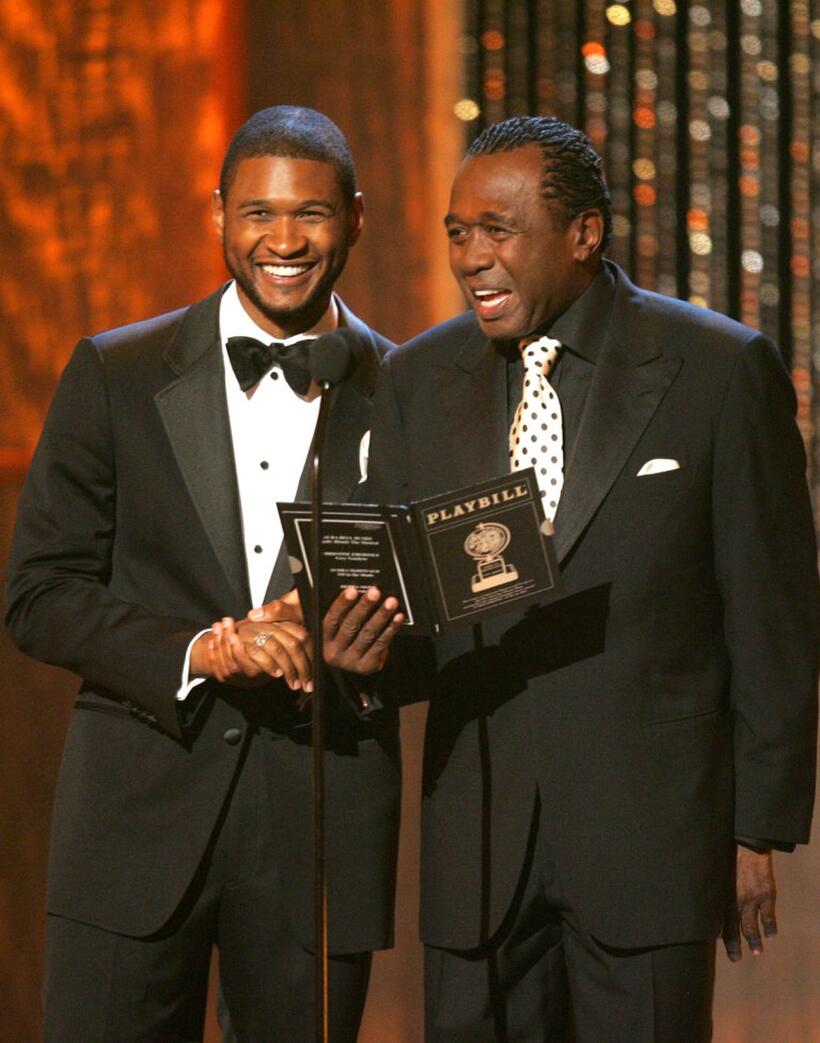 Ben Vereen and Usher Raymond at the 61st Annual Tony Awards.