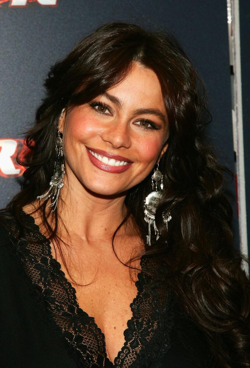 Sofia Vergara at the premiere of "Ghost Rider."