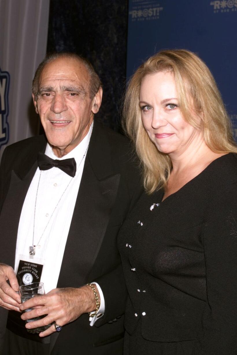 Abe Vigoda and Brett Butler at the New York Friar's Club Roast of Rob Reiner.