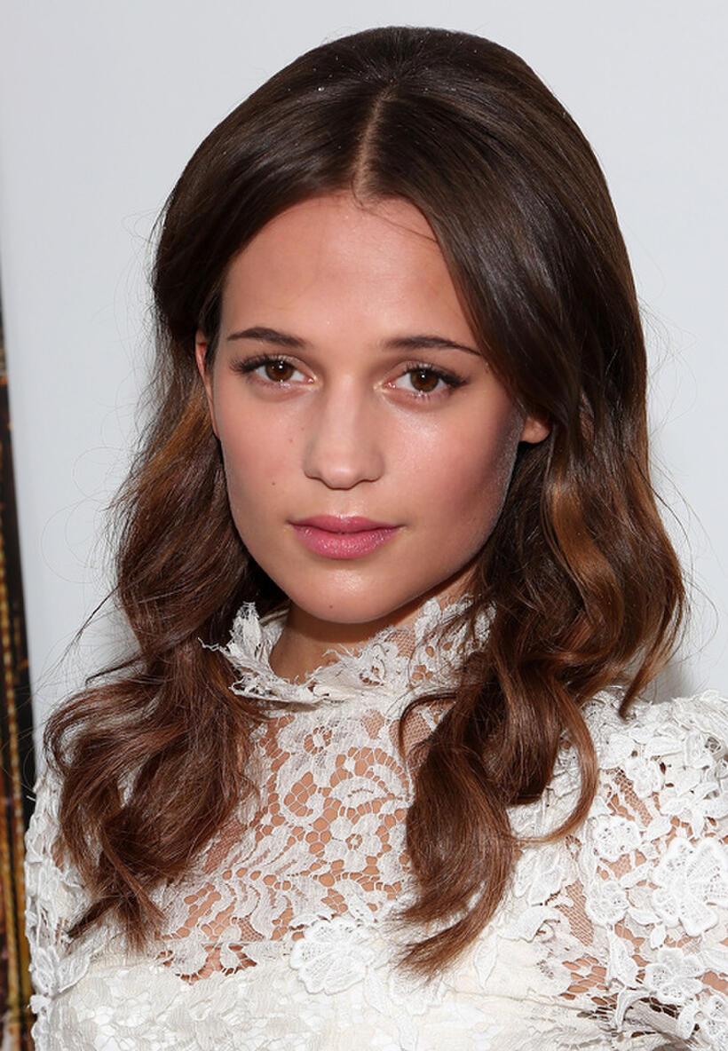 Alicia Vikander at the New York premiere of "Anna Karenina."