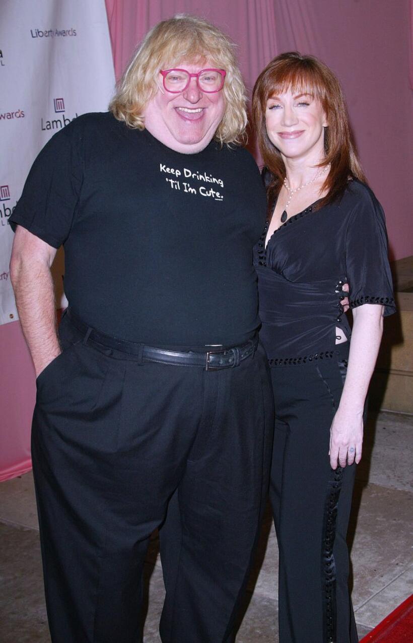 Bruce Vilanch and Kathy Griffin at the Lambda Legal Liberty Awards.