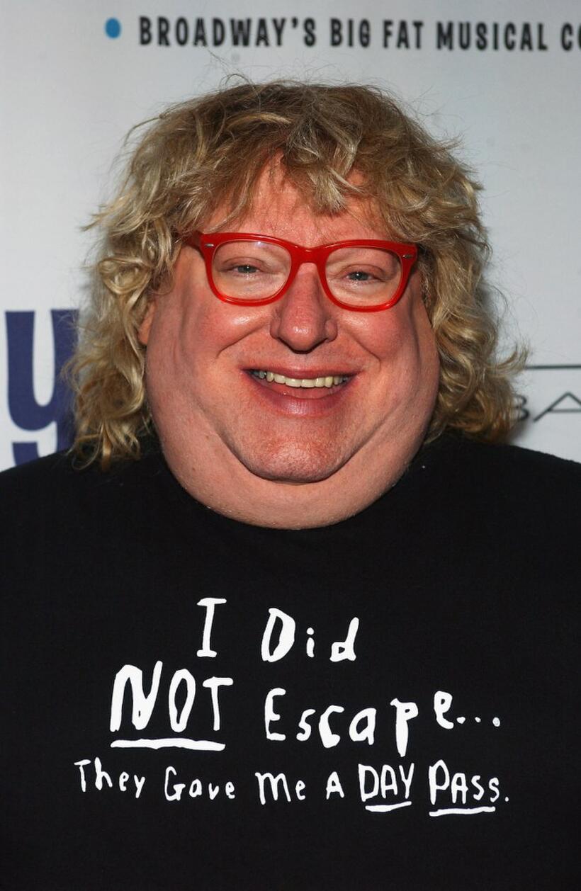 Bruce Vilanch at the opening night after-party of "Hairspray."