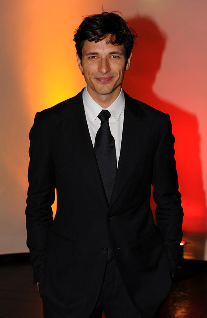 Andres Velencoso at the after party of the 2008 GQ Men of the Year Award in Germany.