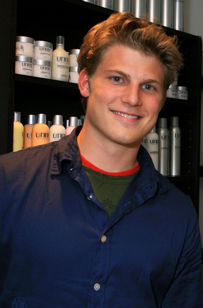 Travis Van Winkle at the REEL Lounge Retreat at Point De Vue Salon.