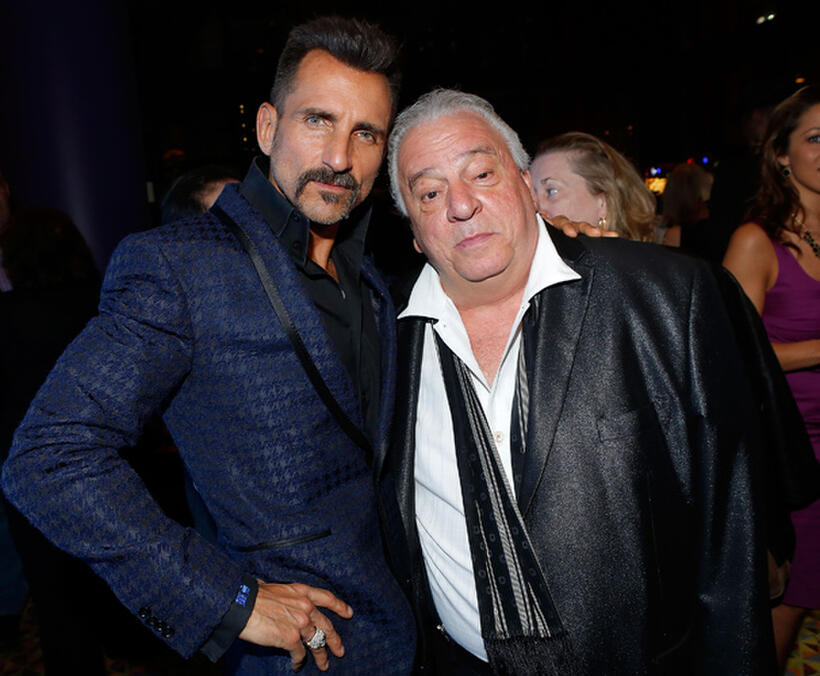 Wass Stevens and Vinny Vella at the reception following the premiere of "'Once Upon A Time In Brooklyn."
