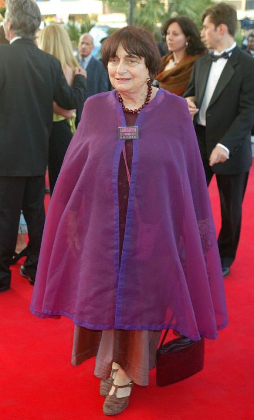 Agnes Varda at the premiere of "Comme Une Image."
