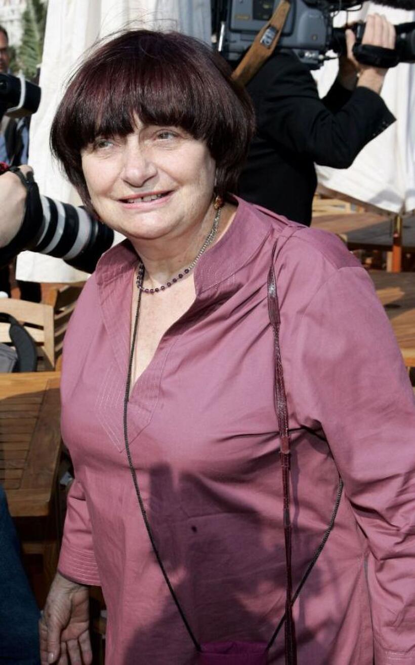 Agnes Varda at the 58th International Cannes Film Festival.