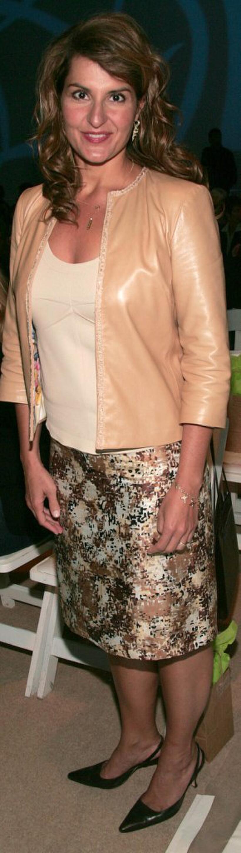 Nia Vardalos at the Tracy Reese Spring 2005 fashion show during the Olympus Fashion Week Spring 2005.