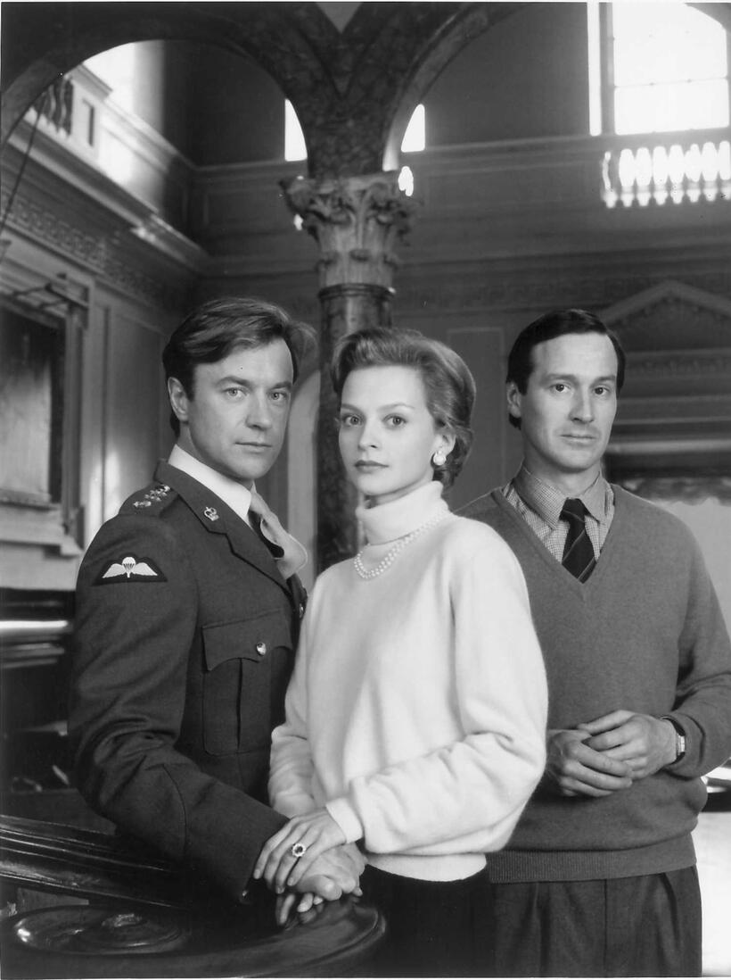 An Undated File Photo of Actor Christopher Villiers, Actress Julie Cox and Actor Christopher Bowen.