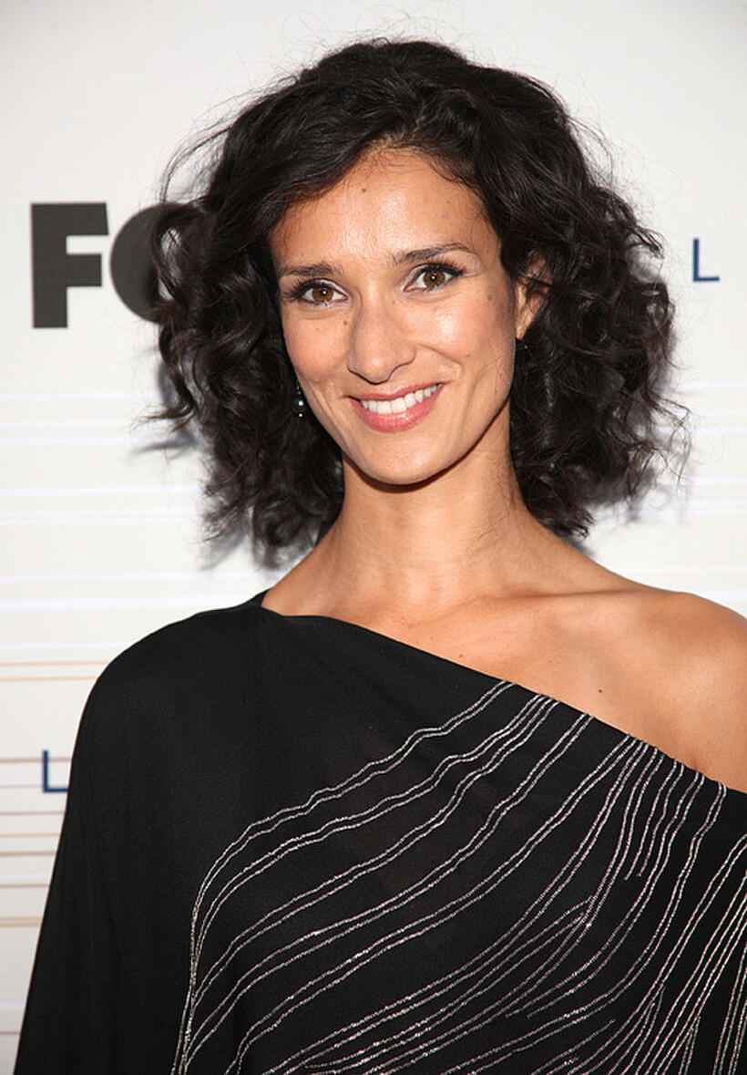 Indira Varma at the Fox's Fall Eco-Casino party in California.