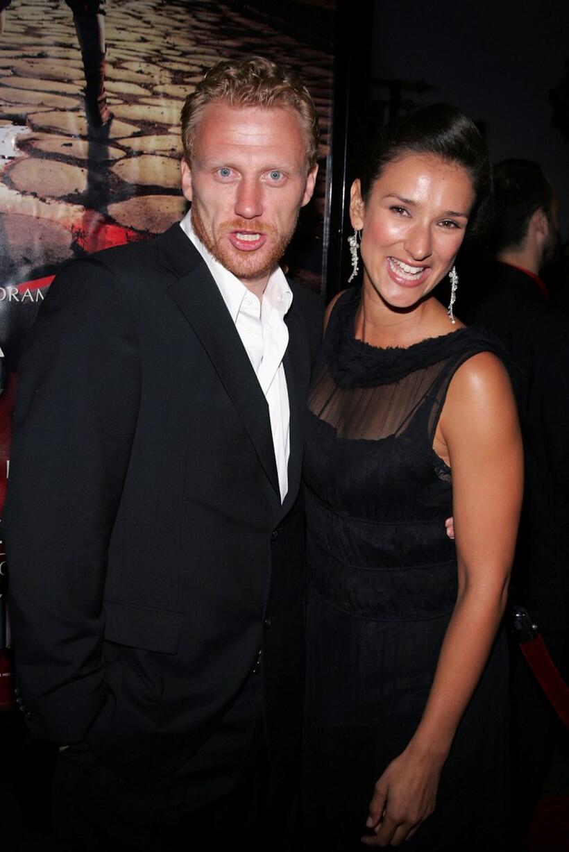 Kevin McKidd and Indira Varma at the premiere of "Rome."