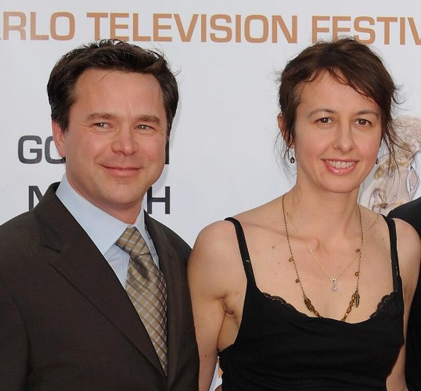 Valerie Bonneton and Guest at the closing ceremony of the 2009 Monte Carlo Television Festival.