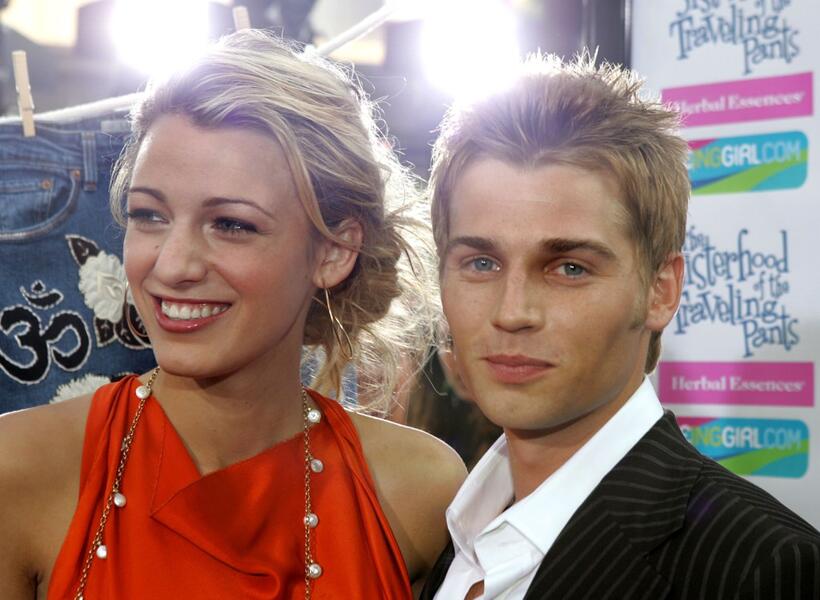 Blake Lively and Mike Vogel at the premiere of "The Sisterhood of the Traveling Pants."