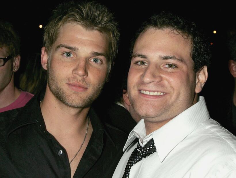 Mike Vogel and director Matthew Cole Weiss at the premiere of "Standing Still."