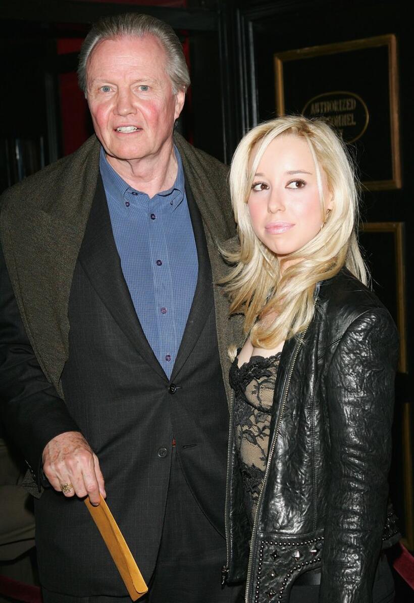 Jon Voight and Skyler Shaye at the Warner Bros. Pictures premiere of "The Departed".