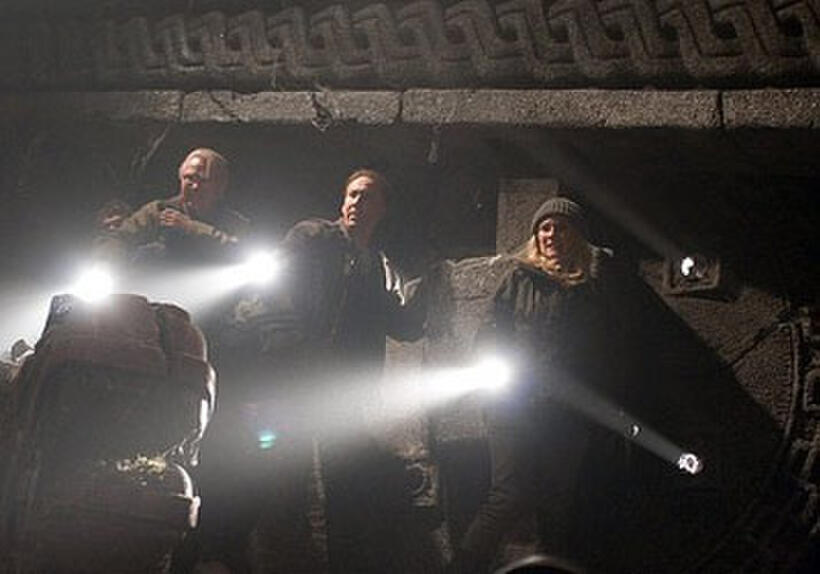 Jon Voight, Nicolas Cage and Diane Kruger in "National Treasure: Book of Secrets."