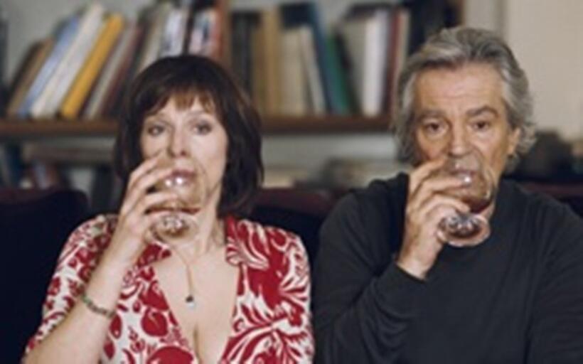 Karin Vaird as ML and Pierre Arditi as Henri in "Change of Plans."