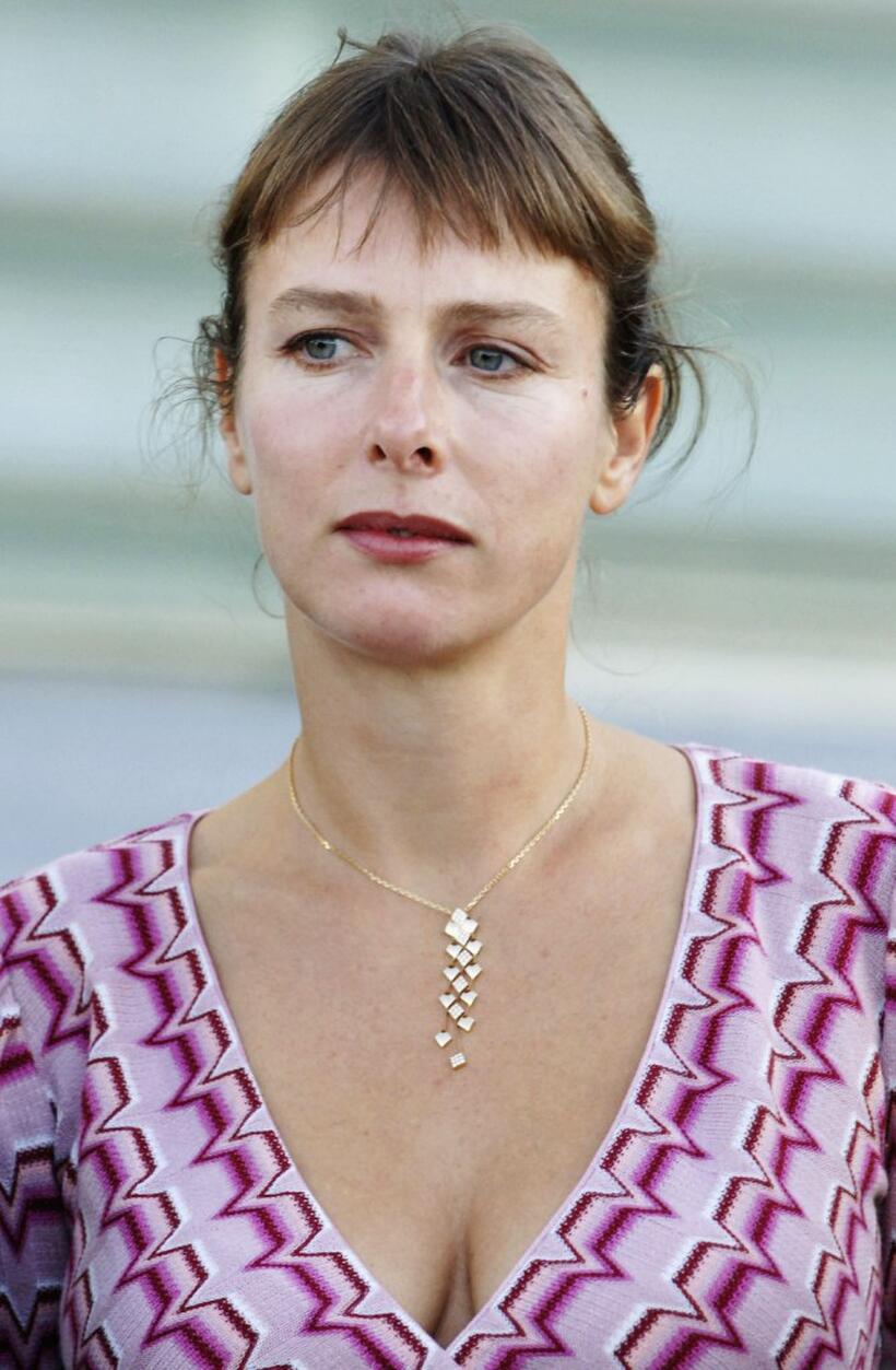 Karin Viard at the photocall of "LEnfer" during the 53rd San Sebastian International Film Festival.
