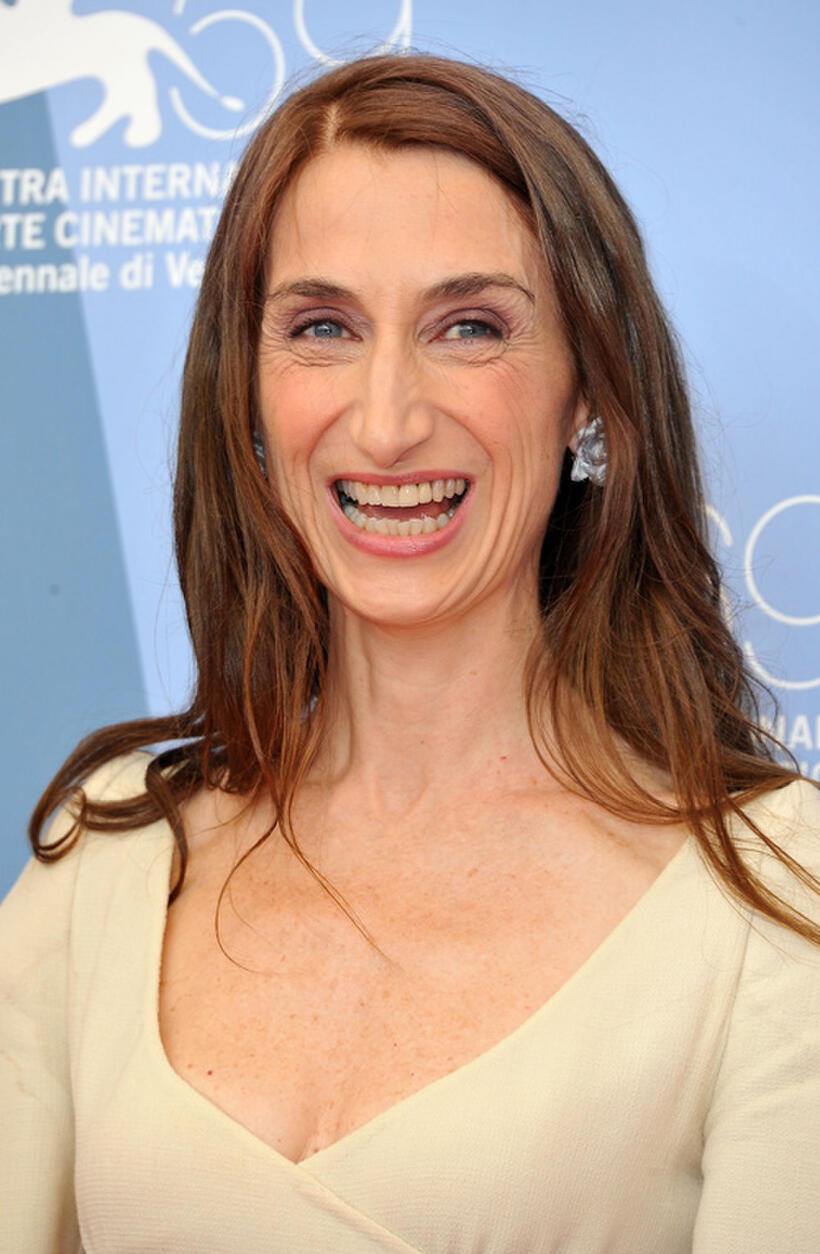 Giselda Volodi at the photocall of "E Stato Il Figlio" during the 69th Venice Film Festival.