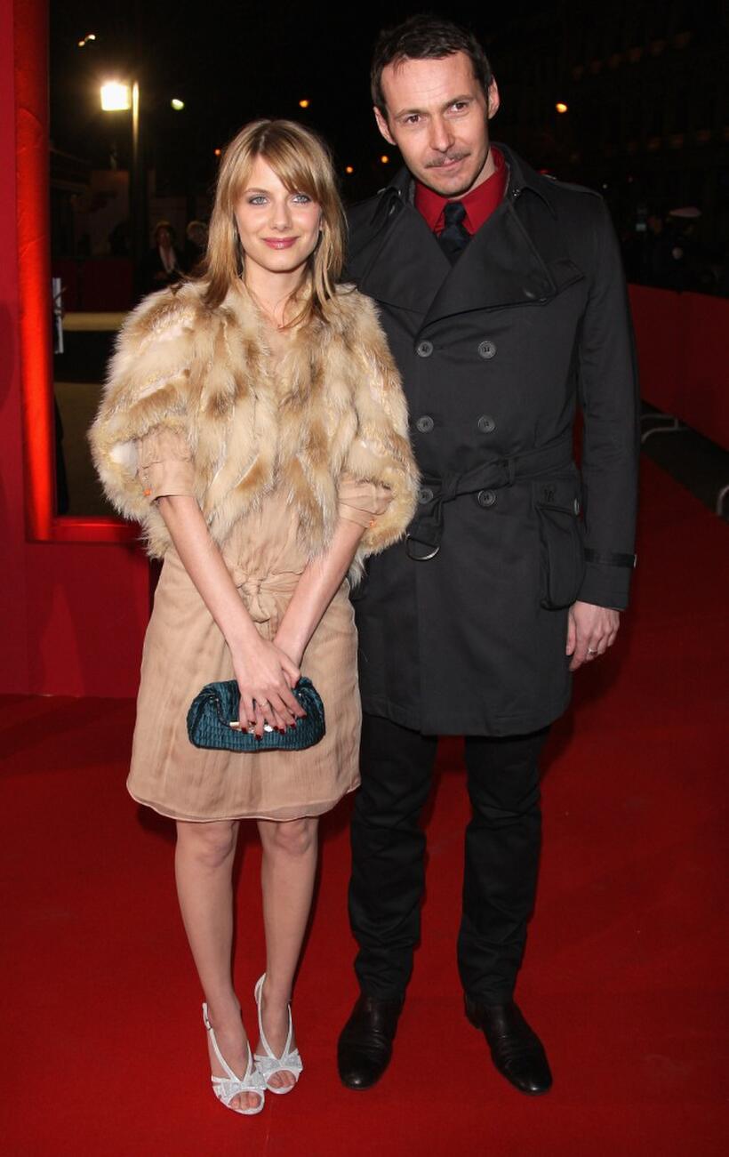 Melanie Laurent and Julien Boisselier at the Cesar Film Awards 2008.