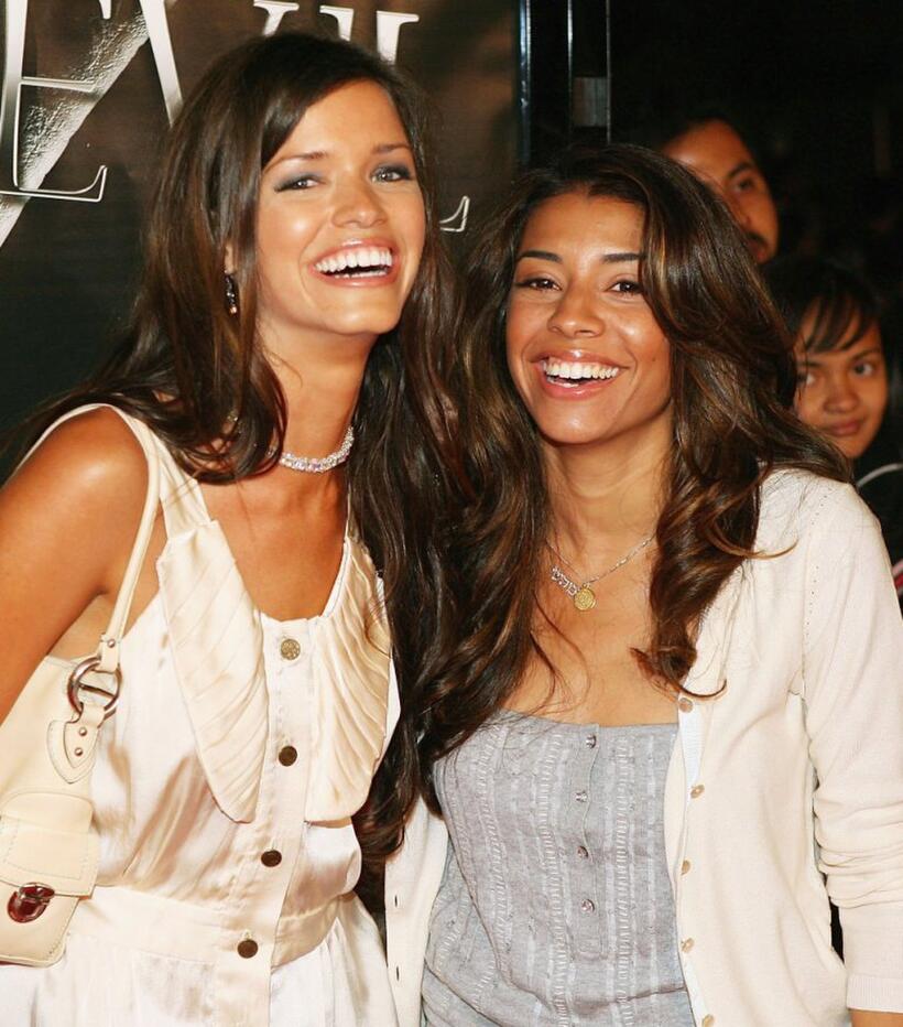 Samanta Noble and Christina Vidal at the premiere of "See No Evil."