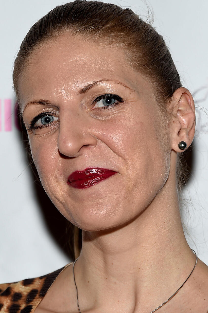 Caryn Waechter at the NY premiere of "The Sisterhood of Night."