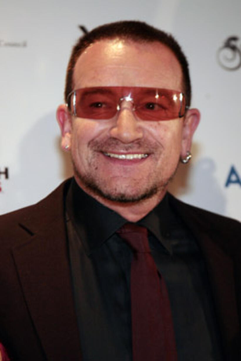 Bono at the YouthAIDS Benefit Gala in Mclean, Virginia.