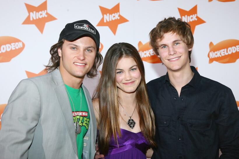 Mark Furze, Charlotte Best and Rhys Wakefield at the Nickelodeon Australian Kids Choice Awards 2007.