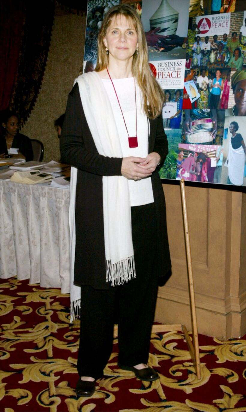 Lindsay Wagner at the Women's Prayer Breakfast for Peace.
