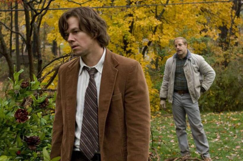 Mark Wahlberg as Jack Salmon and Stanley Tucci as George Harvey in "The Lovely Bones."