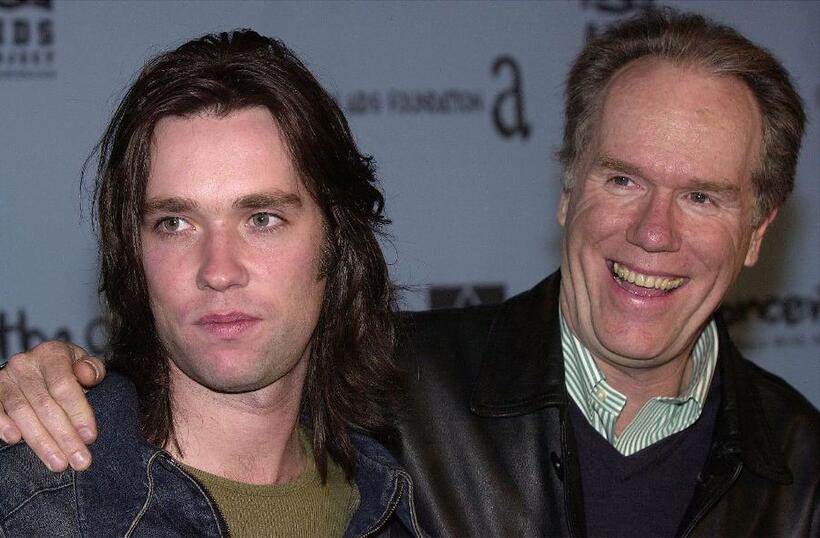 Rufus Wainwright and Loudon Wainwright III at the "The Concert 20 Years With Aids" benefit event.
