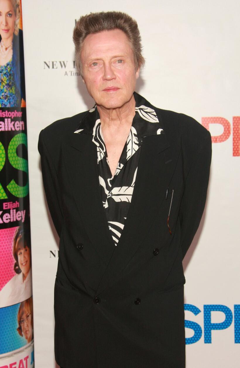 Christopher Walken at the New York premiere of "Hairspray".