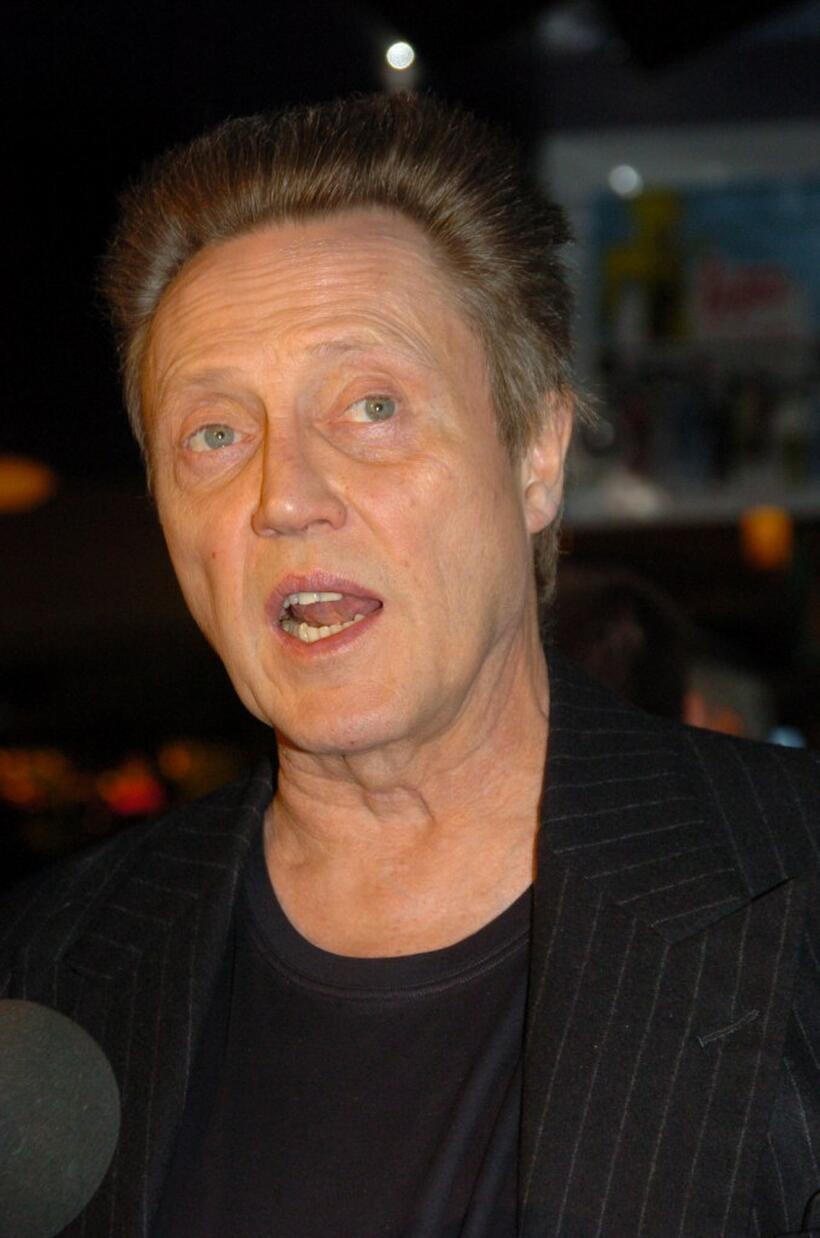 Christopher Walken at the Las Vegas screening of "King of New York".
