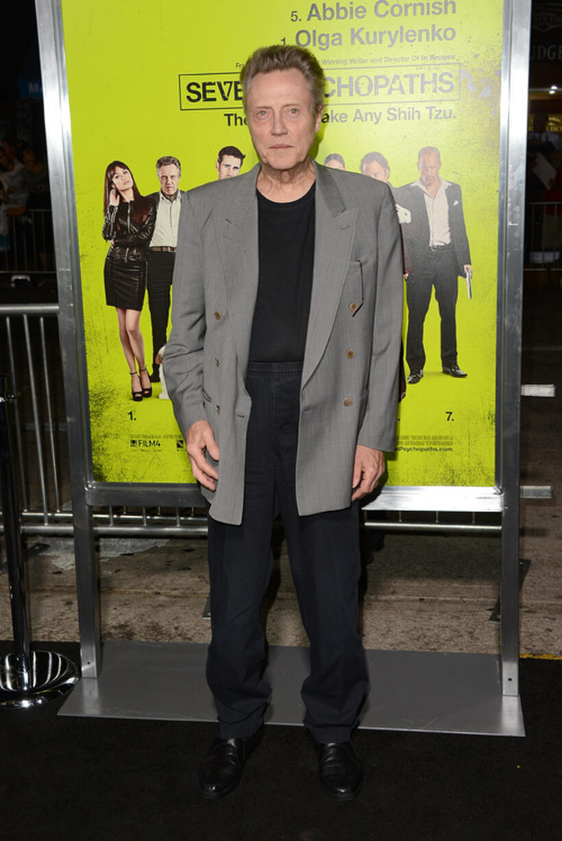 Christopher Walken at the California premiere of "Seven Psychopaths."