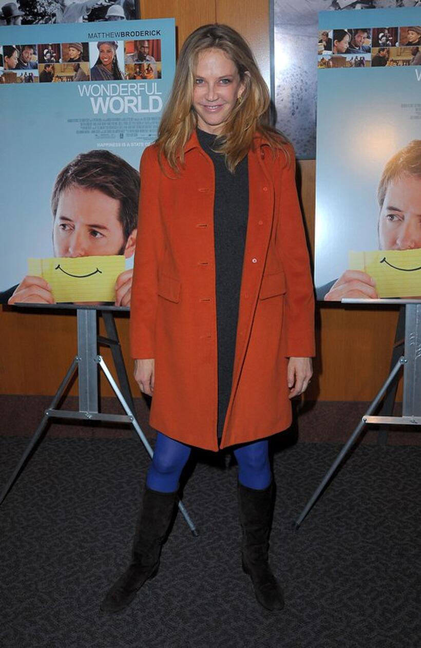 Ally Walker at the premiere of "Wonderful World."