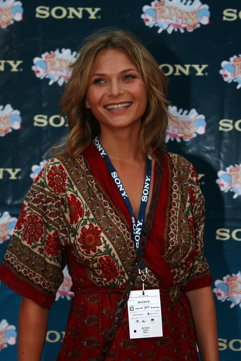 Leeanna Walsman at the Sony Tropfest 2007 short Film Festival.