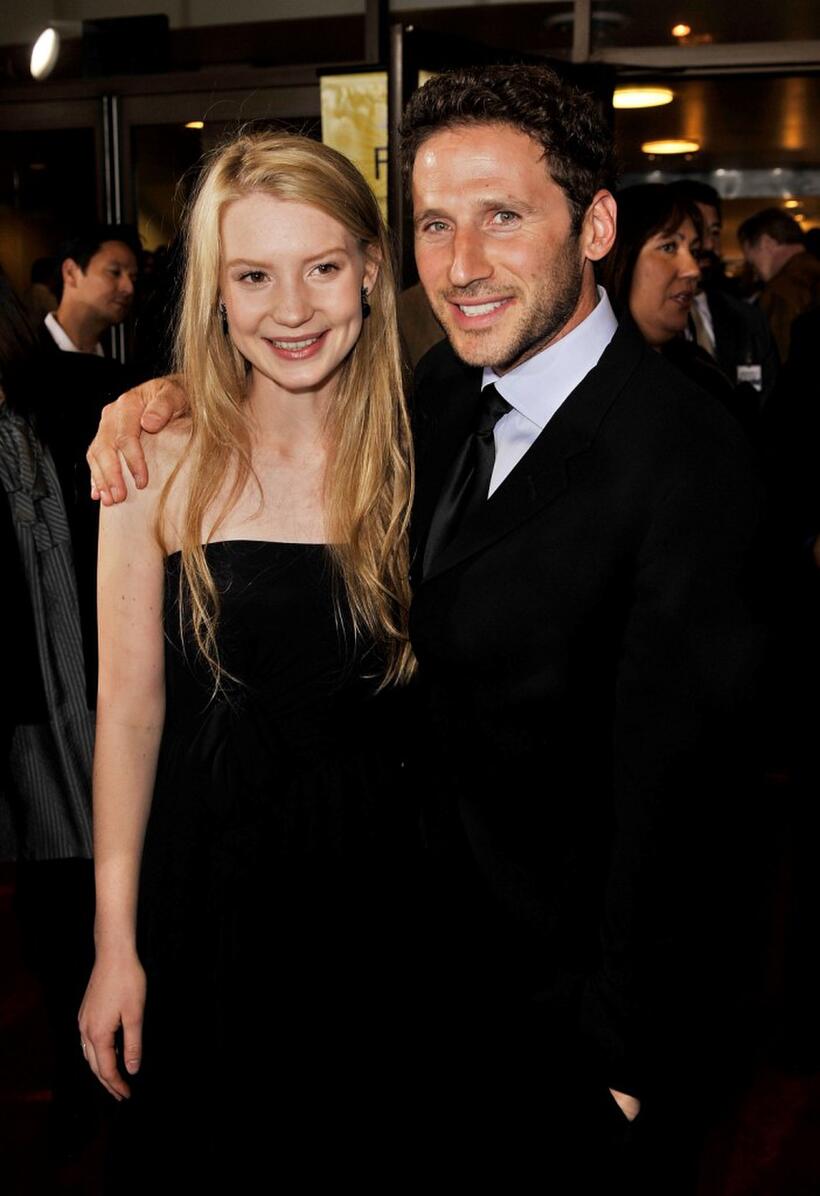 Mia Wasikowska and Mark Feuerstein at the 2008 AFI FEST Closing Night Gala screening of "Defiance."