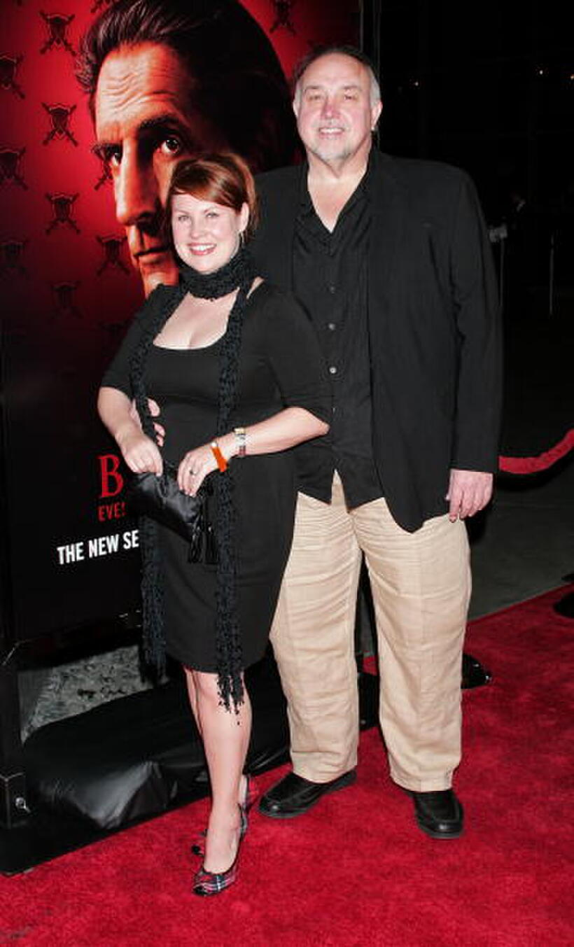 Audrey Wasilewski and Guest at the premiere of "Big Love."
