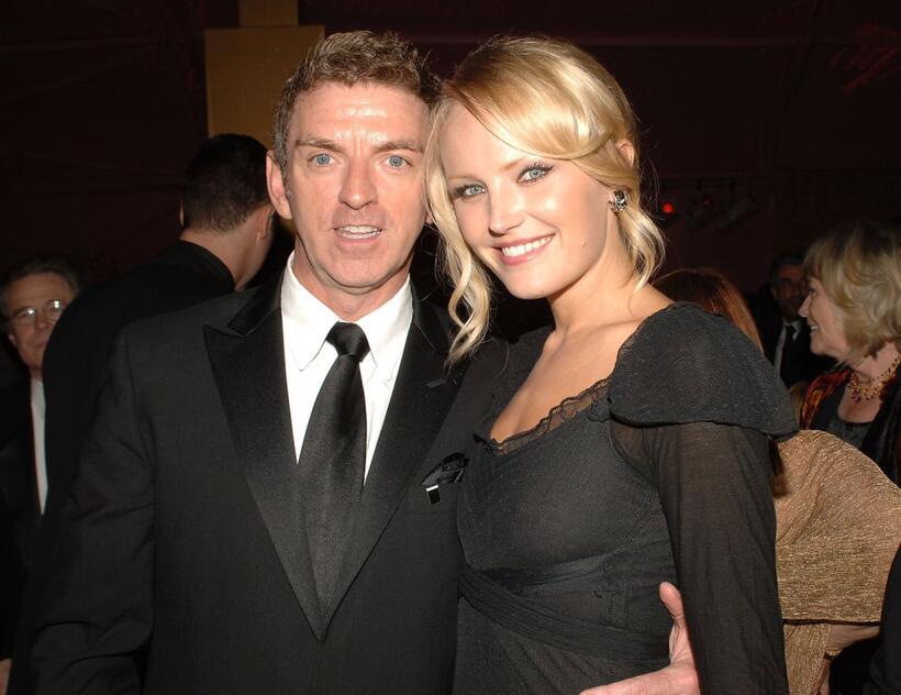 Michael Patrick King and Malin Akerman at the HBO Post Emmy Party.