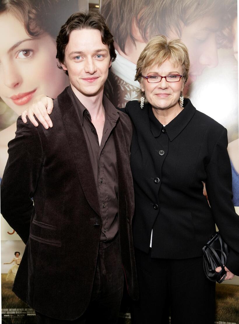 Julie Walters and James McAvoy at the world premiere of "Becoming Jane."