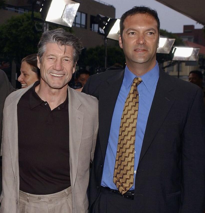 Fred Ward and Gary Pearl at the premiere screening of "10.5."