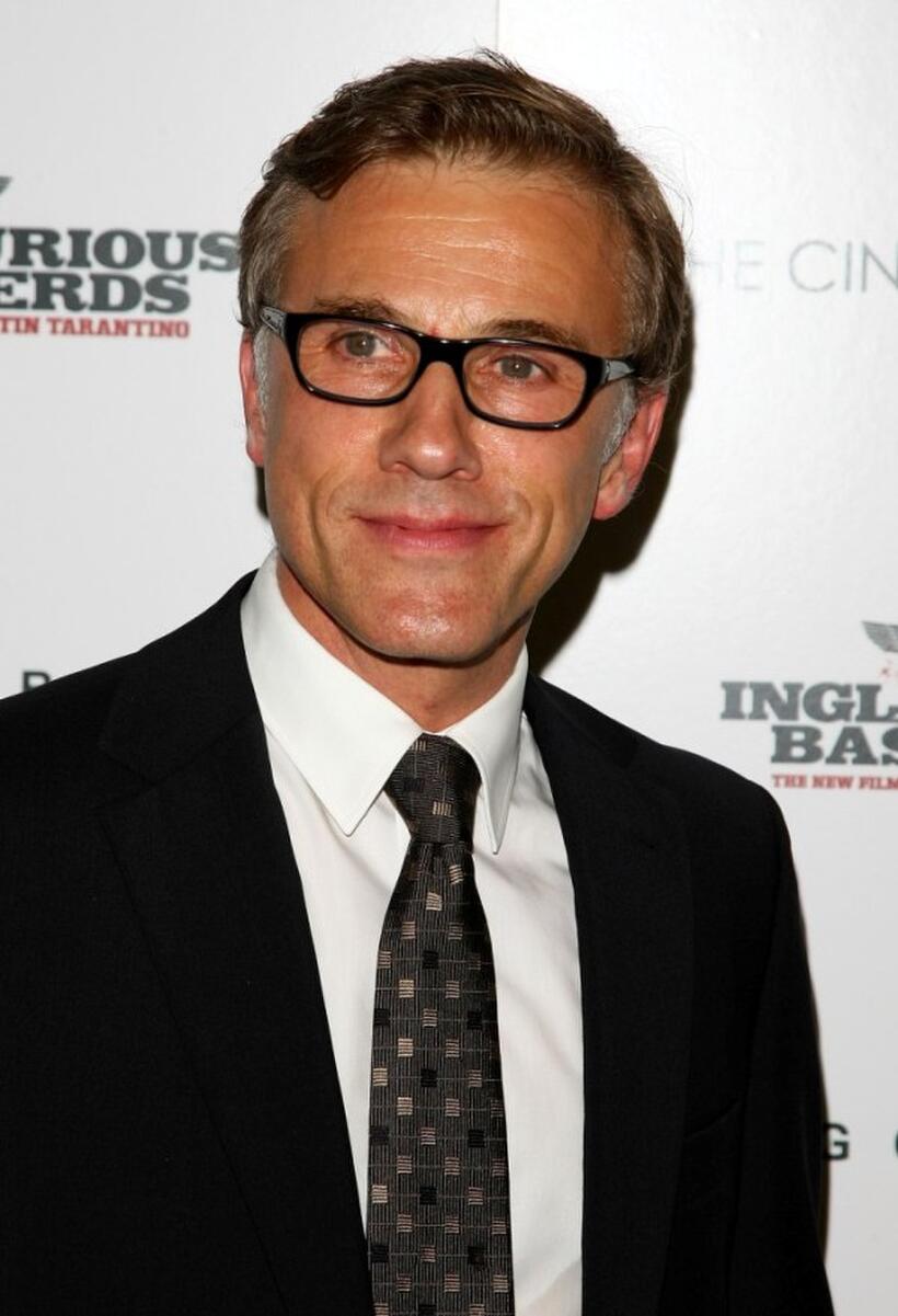 Christoph Waltz at the Cinema Society and Hugo Boss screening of "Inglourious Basterds."